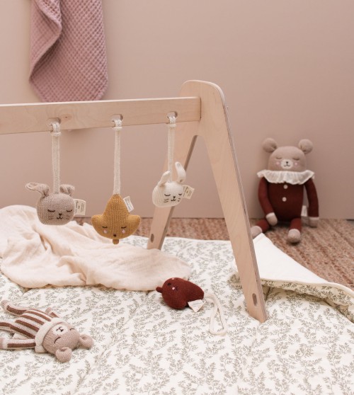 Hochet à suspendre | ourson noisette
