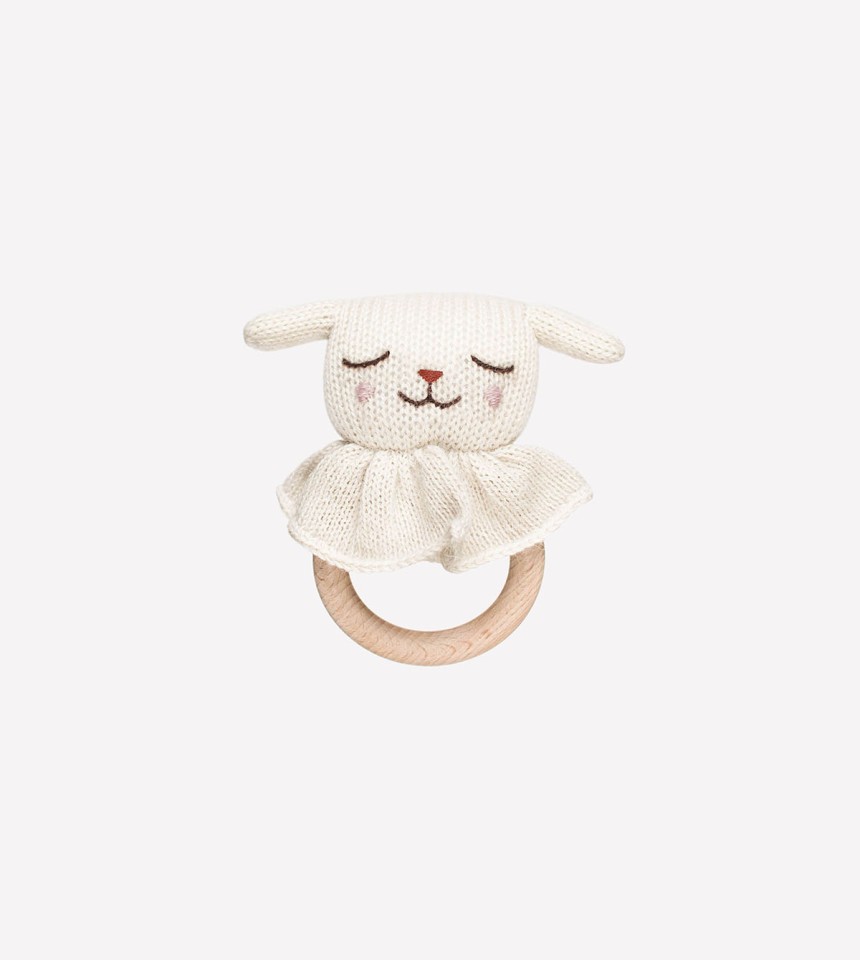 Lamb teething ring