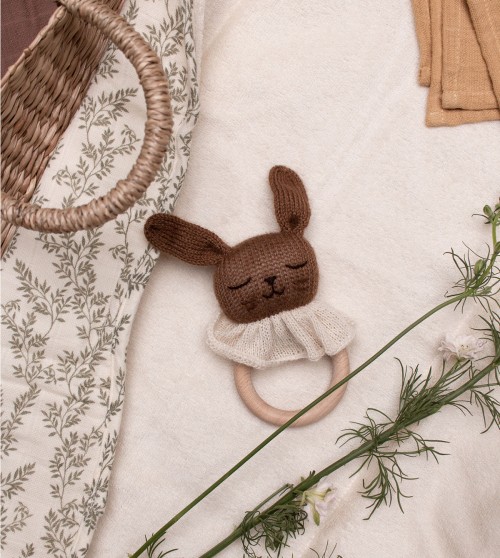 Anneau de dentition | lapin noisette
