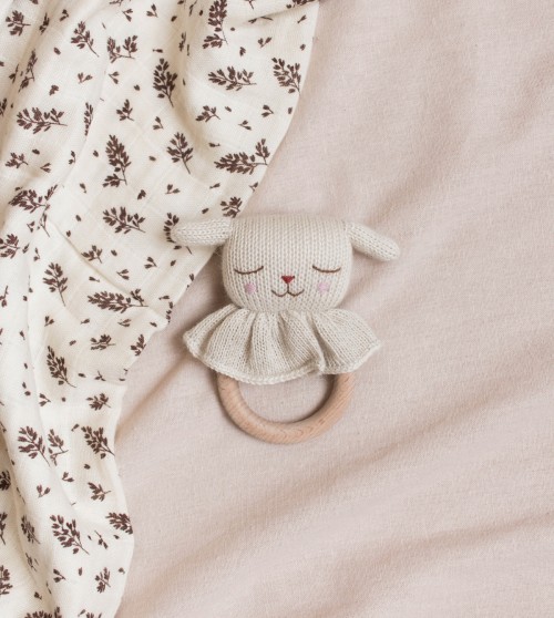 Lamb teething ring