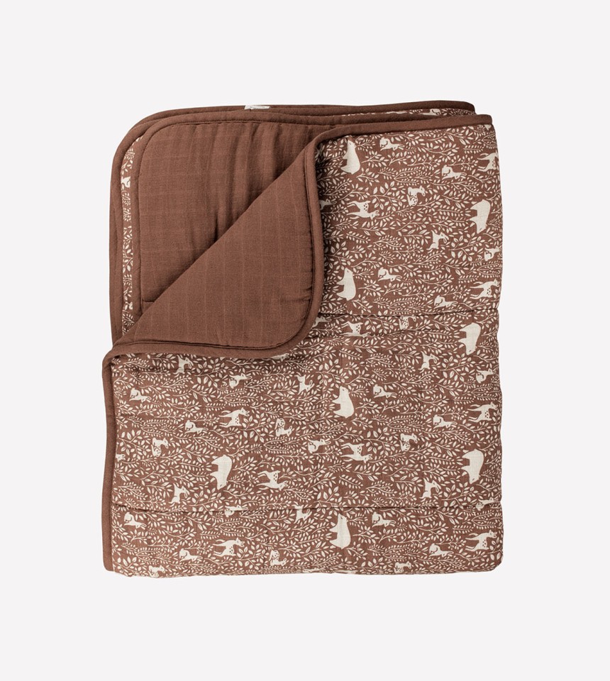 Quilted blanket | woodland