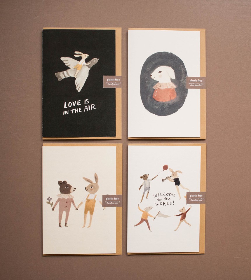 Carte double A5 | love is in the air