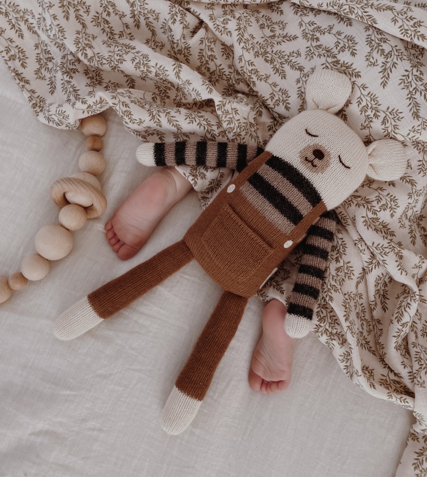 Large polar bear | nut overalls