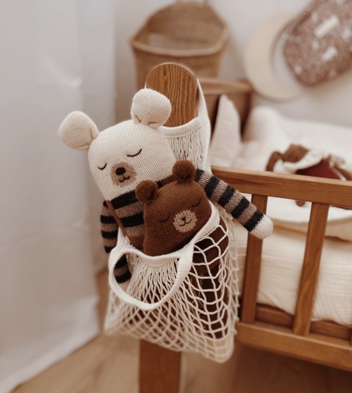 Large polar bear | nut overalls