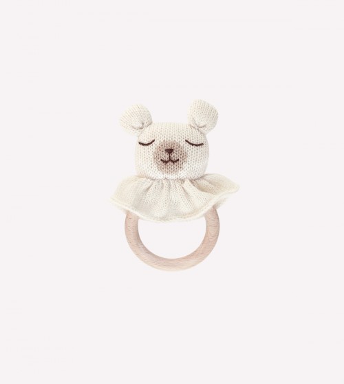 Main Sauvage Polar Bear Teething Ring Main Sauvage Polar Bear Teething Ring