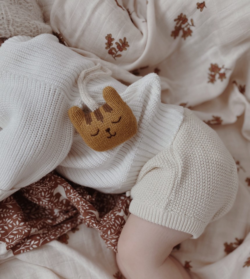 Hochet tigre à suspendre